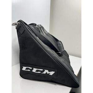 CCM Hockey Skate Bag 3 Zippered Slots Ice Roller Figure Skates Shoulder Strap